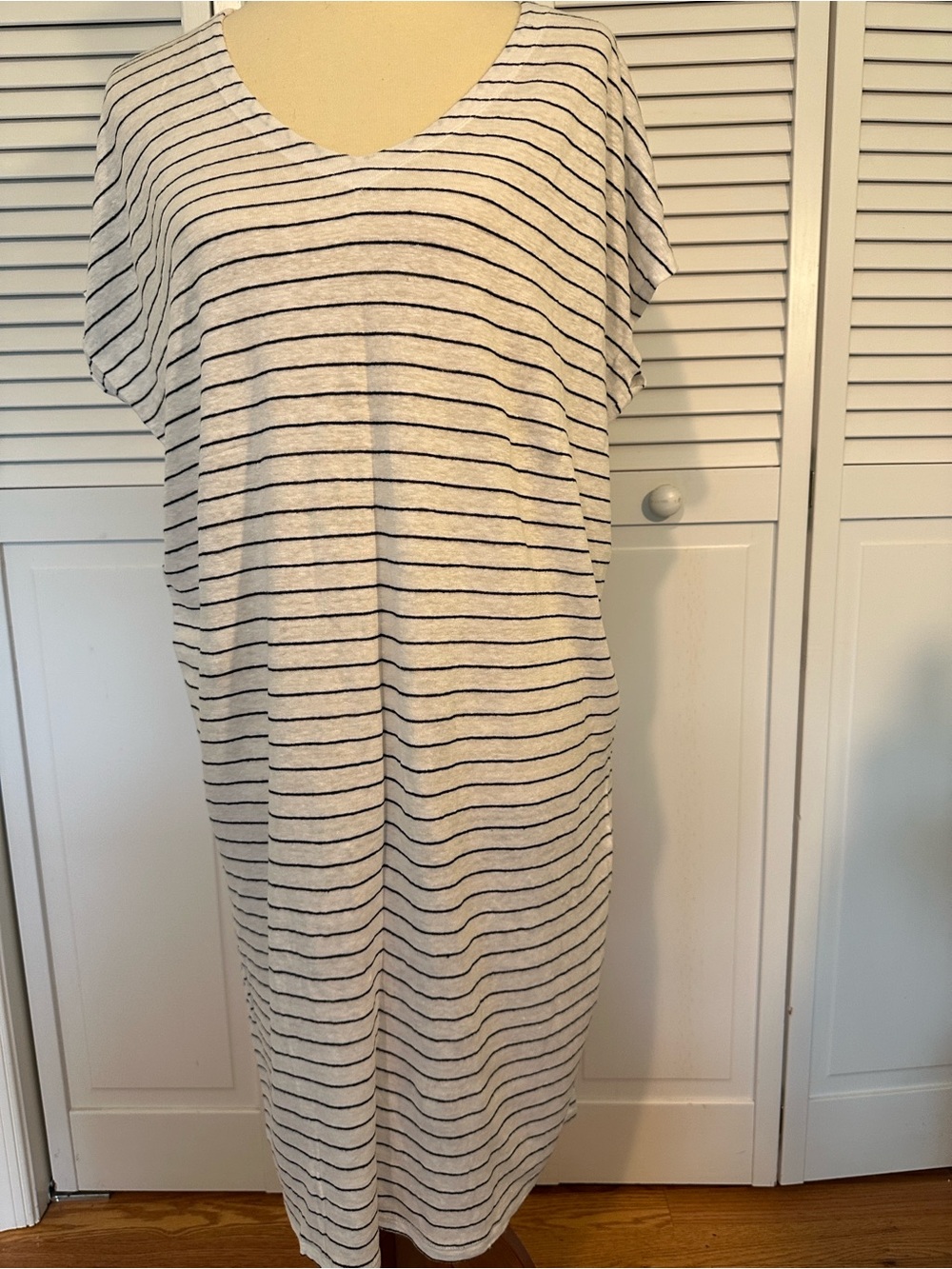 Eileen Fisher White T Shirt Dress.